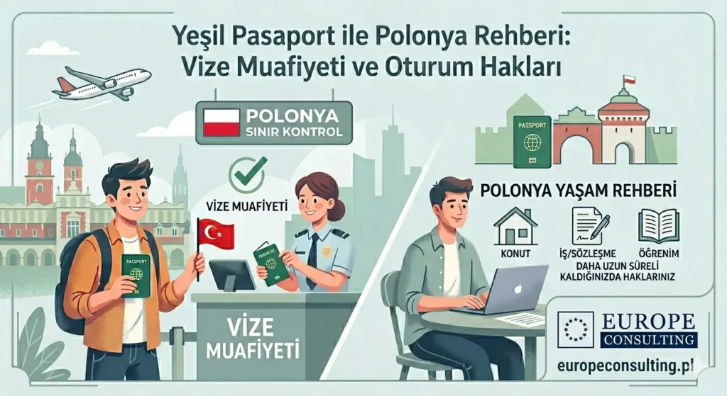 Yeşil Pasaport ile Polonya Rehberi: Vize Muafiyeti ve Oturum Hakları 1 yesil pasaport ile polonya rehberi europeconsulting